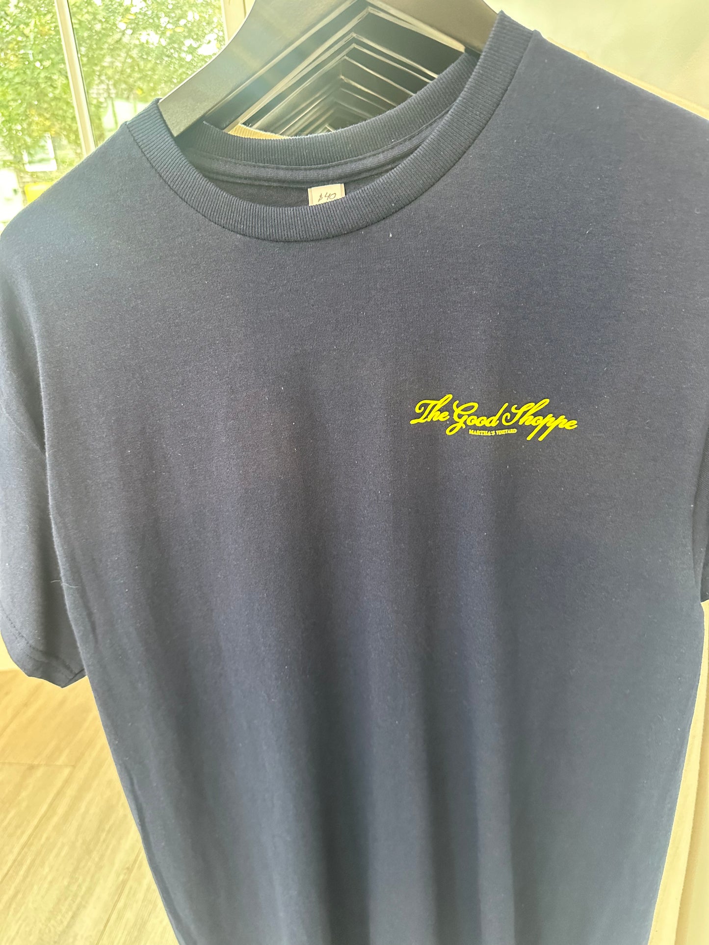 The Good Shoppe Tee- Navy 'All Good Things'