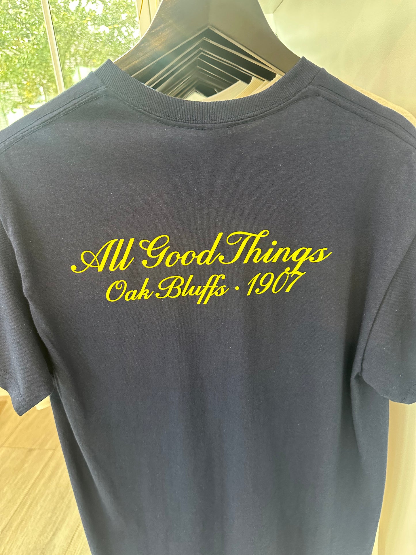 The Good Shoppe Tee- Navy 'All Good Things'